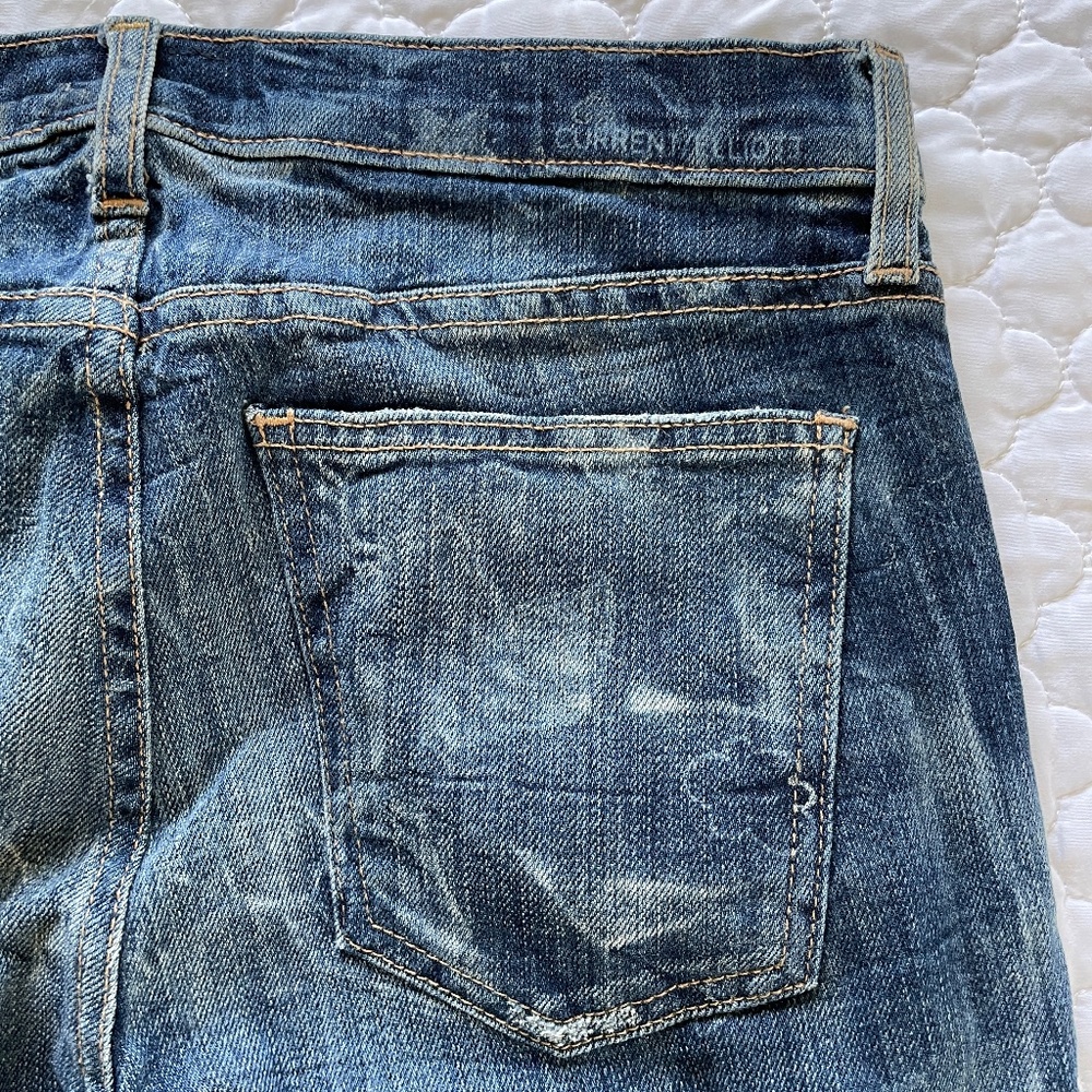 Current-Elliott The Rolled Skinny‎ Write-On Jeans Size 27 - Picture 9 of 9